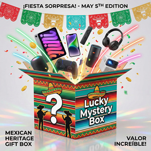 Caja Misteriosa Viva México 2026, con 1-3 Artículos Aleatorios: Proyector Electrónico, Dron, Altavoz Bluetooth, Regalo Sorpresa - Product Image 2