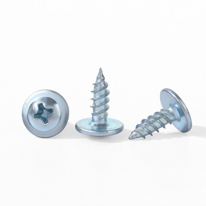 Vis autotaraudeuse à tête ronde, à empreinte cruciforme, galvanisée, pour le bois, qualité A, Zhejiang, Chine - Product Image 1
