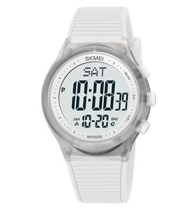 <span class=keywords><strong>Skmei</strong></span> – montre-bracelet numérique étanche 50M, prix de gros d'usine, pas cher, sport, analogique, avec bracelet en silicone, 1980 - Product Image 5