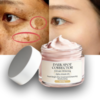 Crème Visage Bio Réparatrice Anti-Rides Correctrice de Taches Brunes avec 6% d'Alpha Arbutine et de Nicotinamide pour un Teint Éclatant