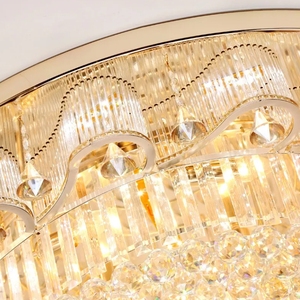 Lampadario di design europeo illuminazione soggiorno arredamento di lusso grande lampada da soffitto in cristallo k9 - Product Image 4