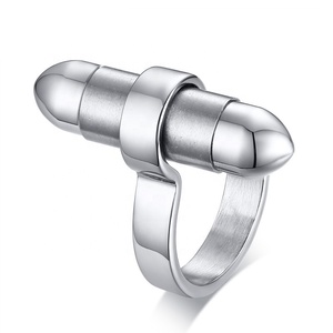 Perhiasan Memorial Dapat Dibuka Berbentuk Peluru Kremasi Guci Abu Kenang-kenangan Cincin - Product Image 1