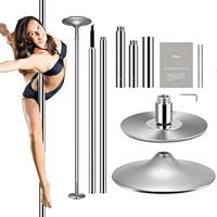 Poteau de danse portable robuste de 45mm réglable de 7 à 11 pieds pour la rotation et la danse Caractéristique Matériau en acier adapté aux appartements
