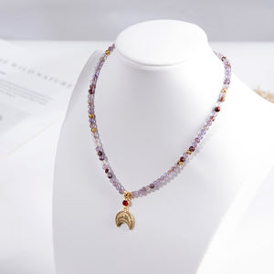 Оптовая цена винтажное дерево жизни кулон длинные натуральные каменные бусины ожерелья для женщин - Product Image 2