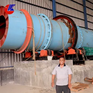 China Factory Industrial slurry sludge silica sand clay Sawdust Rotary Dryer Machine Rotary drum dryer biomass