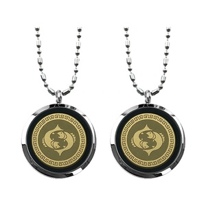 Hoonni en Stock colgante de energía cuántica doce constelaciones <span class=keywords><strong>Piscis</strong></span> colgante de acero inoxidable para collar - Product Image 1