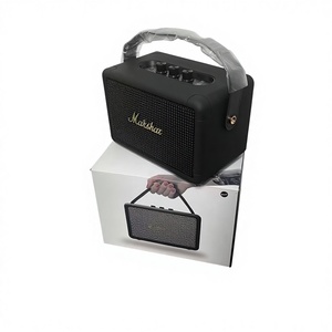 ลำโพงซับวูฟเฟอร์ไร้สายบลูทูธพกพา รุ่น <span class=keywords><strong>KILBURN</strong></span> II รุ่นที่ 2 จากมาเลเซีย วัสดุพลาสติกย้อนยุค - Product Image 1