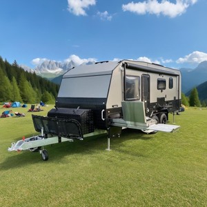 KINLIFE <span class=keywords><strong>Caravane</strong></span> spacieuse tout-terrain de 21 pieds <span class=keywords><strong>avec</strong></span> <span class=keywords><strong>lits</strong></span> <span class=keywords><strong>superposés</strong></span> Pièces et accessoires pour camping-car prêts à l'énergie solaire - Product Image 1
