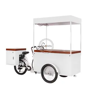 Clássico Sorvete Refrigerador Carrinho Elétrico Triciclo Carga Food Bike