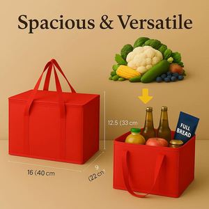 Insulated Lunch Bag for Women Men Large Reusable Lunch Box Adult Leakproof Portable Cooler Tote Bags for Work Picnic Cooler Bag - Product Image 6