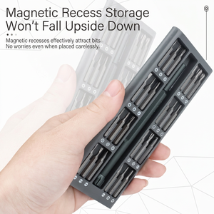 25 In 1 <b>Precision</b> <b>Screwdriver</b> <b>Set</b> With 24 Bits Magnetic Aluminum Case For Mobile Phone Repair Tools - Product Image 2