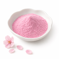 Poudre de fleur de cerisier naturelle, ingrédient de qualité alimentaire pour latte et bubble tea, OEM ODM, vente en gros, approvisionnement en vrac