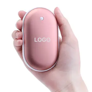 Rechargeable Reusable Hand Warmers Power Bank Pink Hand Warmer Pocket Hand Warmers/Portable Battery Charger