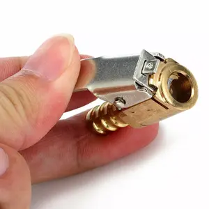 Mandrin de pompe à air Clip de valve en laiton Gonfleur de pneu Connecteur de valve Mandrin à air pour pneu - Product Image 3