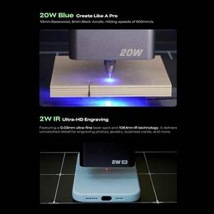 Graveur laser Creality Falcon A1 Pro 20W avec écran tactile et mise au point automatique - Product Image 4