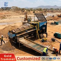Máquina Trommel Móvil para Oro de 50 TPH con Alta Tasa de Recuperación y Fácil Transporte para la Minería de Oro de Aluvio en África