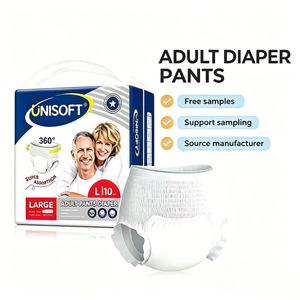 UNISOFT Vente en gros de couches-culottes pour adultes, couches pour adultes à surface sèche avec SAP japonais, haute absorption, pour incontinence - Product Image 1