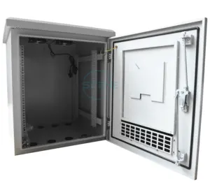 19'' IP65 Waterproof Dustproof Electric Server Rack Wall Mount Outdoor Telecom Network Cabinet