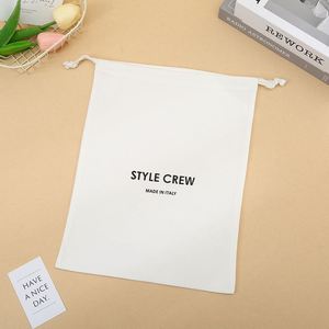 Sac d'école personnalisé de luxe en coton écologique avec cordon de serrage, pochette quotidienne pour enfants, recyclable, vente en gros, MOQ 200 pièces, direct usine - Product Image 2