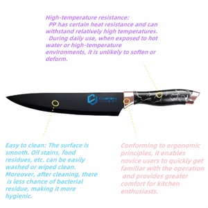 7 cái tùy chỉnh đầu bếp dao thiết lập với Dao trái cây thép không gỉ 3CR13 lưỡi cho home & nhà hàng nấu ăn Hộp Quà Tặng đóng gói - Product Image 6