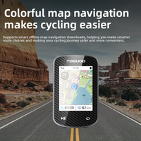 TOSUOD Capteur GPS intelligent avec écran tactile couleur pour vélo de route et VTT, avec fonction de navigation et de suivi des performances