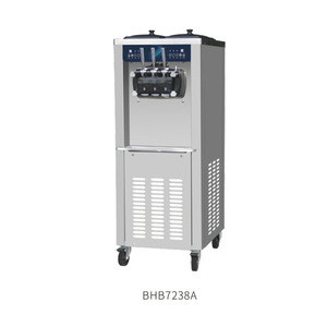 Machine à glace molle commerciale BHB7238A en acier inoxydable, verticale, entièrement automatique, pour la restauration et les salons de thé - Product Image 2