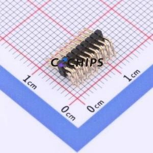 X1321WR-2x09J-C40D18 Pin Header Bent Lead Through Hole,P=1.27mm Connector 2x9P 1.27mm 1.27mm Pin Header - Product Image 2