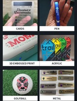 Mesin Cetak Digital Mini A4 UV Flatbed, Printer Tekstur Emboss 3D untuk Pulpen, Kartu, Casing Ponsel