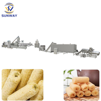 Ligne de machines d'extrusion de snacks fourrés au chocolat pour usage commercial, équipement d'extrusion de snacks fourrés, usine de production