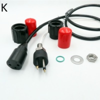 Connecteur Subconn Standard Circulaire Femelle Bulkhead Mâle Inline BH8F IL8M Submersible Pluggable pour Câble Humide Rov IP69k