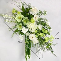 Fleurs artificielles haut de gamme Monet Forest, Décoration créative pour allée de mariage, Ambiance de jardin