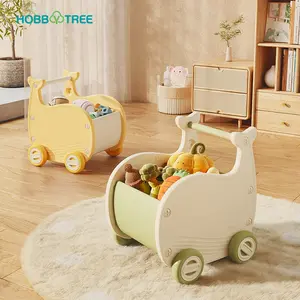 wholesale kids supermarket shopping cart simulation toy for baby storage trolleys