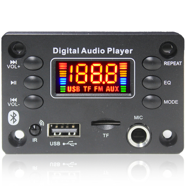 BT-69088 MP3 Module Audio Accessories Lossless Decoding Board Support Color Screen USB with Charging Function