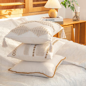 Yanxuan Bohemian Handwoven Pillowcase Rectangle Cotton Linen Plush Cushion Cover Home Sofa Decorative Throw Pillow - Product Image 5