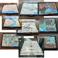 Vashine, Impresión 3D, OEM, ODM, Edificios de Dibujos Animados Famosos Mundialmente, Juguetes Divertidos para Niños, Decoración del Hogar, Modelo en Miniatura de la Ciudad, Mapa 3D