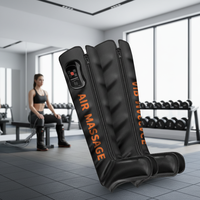 Masseur de jambes à compression d'air professionnel pour la circulation et le soulagement de la douleur, bottes de compression séquentielle, masseur pour pieds, mollets et cuisses, CE