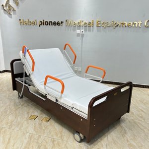 Bán chạy nhất Chất lượng cao hoàn toàn điện Giường điều dưỡng quay nhà chăm sóc kim loại thép làm ISO chứng nhận - Product Image 3