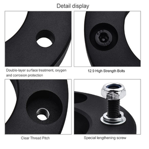 2007-2020 Chevy Silverado/GMC Sierra 2WD 4WD giả mạo Nhôm Xe tải treo strut phần 3 "phía trước san lấp mặt bằng Lift kit điều chỉnh nâng cao - Product Image 3