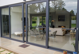 <span class=keywords><strong>Porta</strong></span> <span class=keywords><strong>scorrevole</strong></span> di sollevamento pesante per il soggiorno interno balcone titanio magnesio lega di alluminio <span class=keywords><strong>porta</strong></span> di vetro sigillato - Product Image 3