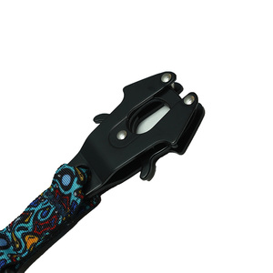 สายจูงสุนัขไนลอนแข็งแรงทนทาน หรูหรา เป็นมิตรกับสิ่งแวดล้อม พร้อมตัวล็อคแบบกบ วัสดุโลหะ และพิมพ์สีและโลโก้ - Product Image 3