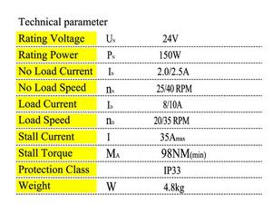 ZD21350 24V 98nm motorino del tergicristallo per il transito bus <span class=keywords><strong>VOLVO</strong></span> SCANIA pullman veicoli speciali 259.3705.2 B.00 OE fornitore Della Cina A SUNWIN - Product Image 2