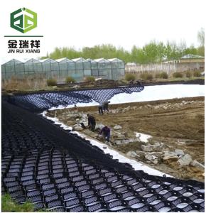 Géocell en <span class=keywords><strong>plastique</strong></span> et cellule de drainage en PP |   HDPE renforcé pour la construction routière, la stabilisation des allées et des graviers - Product Image 3
