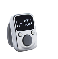 SXH5136 vente en gros intelligent électrique main doigt compteur de prière Clicker Lcd 6 chiffres perles compteur numérique Tasbih