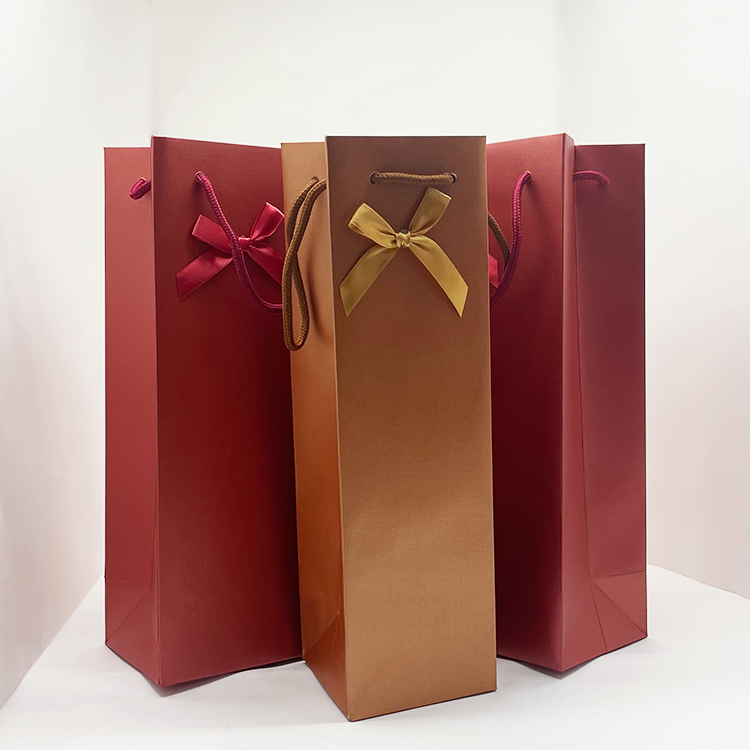 Custom Paper Bag Logo Printed Luxury Recycled Take Away Food Packaging Shopping Paper Bag With Twisted or Flat Handles