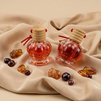 Diffuseur automatique Anding Mini 8 ml, recharge de haute qualité, flacon diffuseur de parfum pour voiture en verre de luxe vide à suspendre
