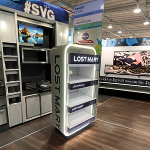 Tùy chỉnh LED ánh sáng Acrylic hiển thị giá hiển thị Kệ hộp Acrylic LED hiển thị Hộp tủ - Product Image 4