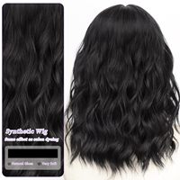 Perruque Courte Bouclée Ondulée de 14 Pouces pour Femmes, Petite Perruque Synthétique Résistante à la Chaleur avec Dentelle Frontale en T, Effet Naturel et Volumineux pour Usage Quotidien