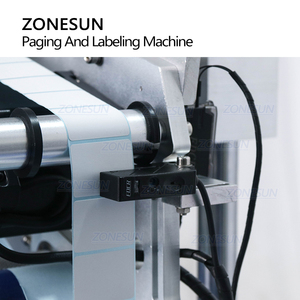 ZONESUN ZS-TB150PBF Mylar <strong>Bag</strong> <strong>Labeling</strong> Machine Flat Surface Pouch <strong>Applicator</strong> With Paging Machine - Product Image 2