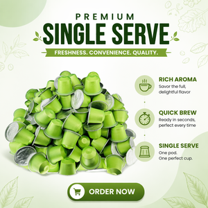 Cápsulas de Café Matcha, Muestra Gratis, Compatibles con Nespresso, Sabor Fresco, Especial para Repostería, Textura Rica - Product Image 2