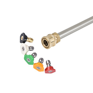 Válvula de extensión de acero inoxidable de 18,5 cm para limpiador de alta presión, máquina de lavado de coches, presión ajustable - Product Image 4